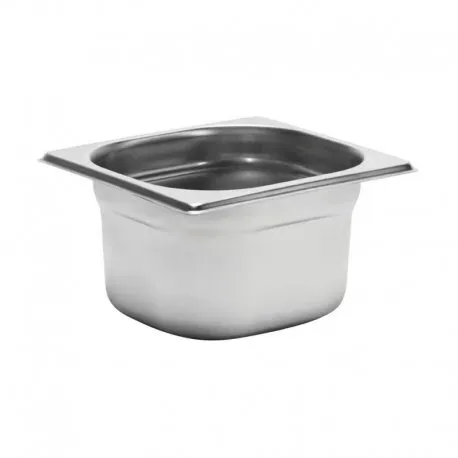 Bac gastro inox 1/6 Hauteur 10cm
