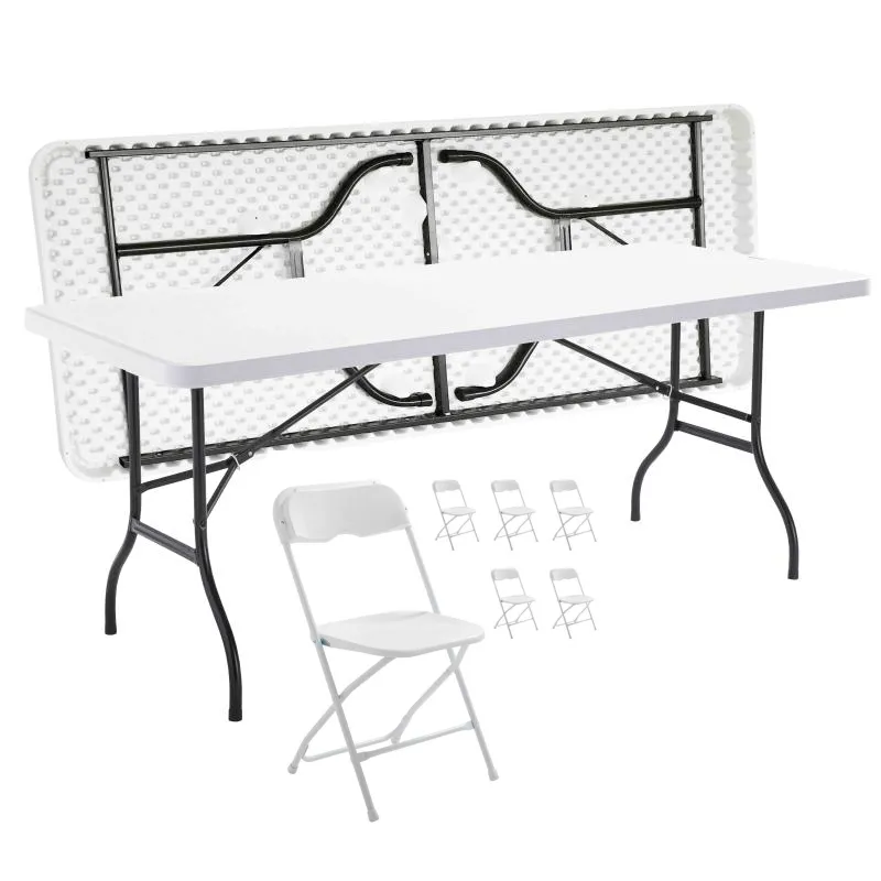 Table rectangulaire + 6 chaises