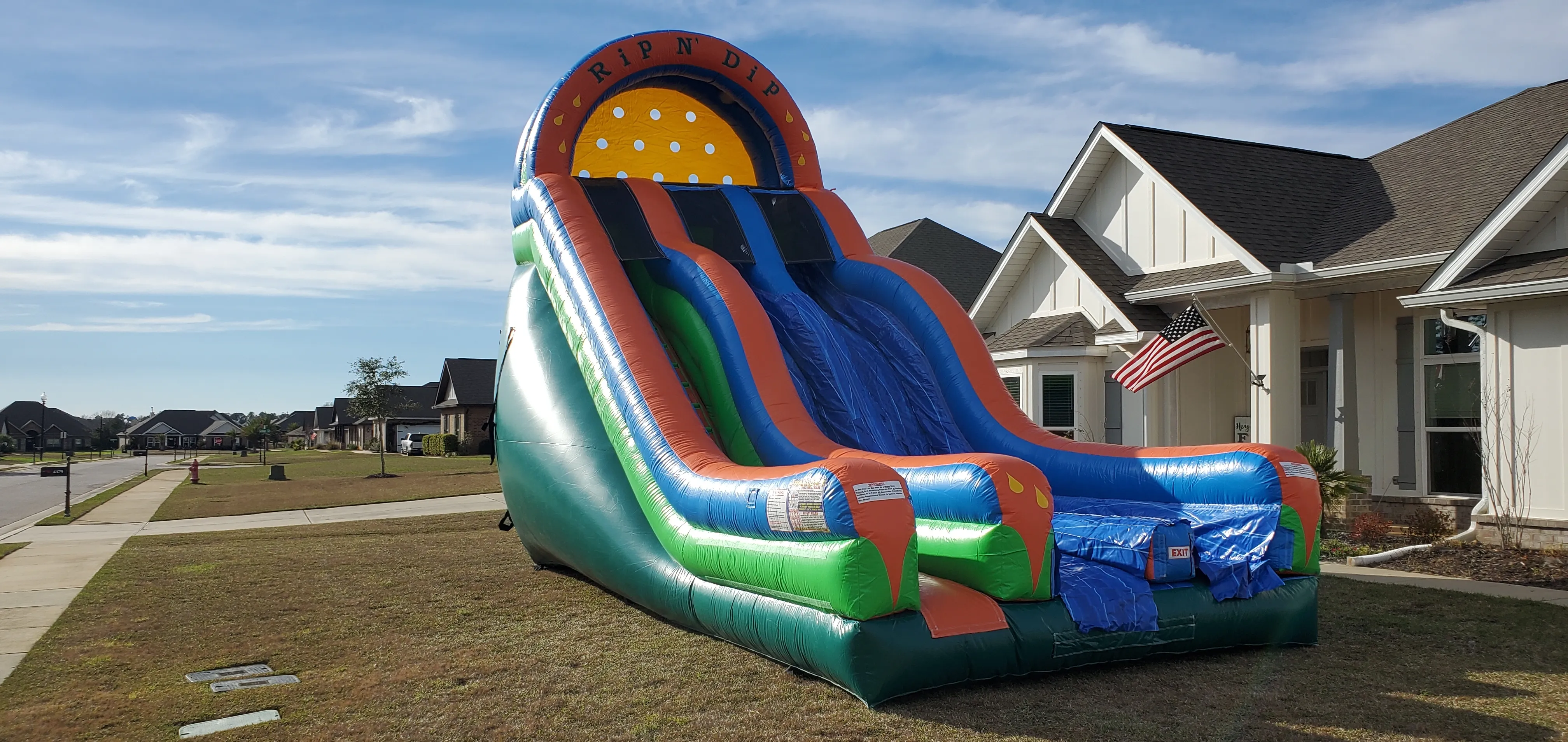 20' Rip N Dip Inflatable Water Slide Gulf Shores Inflatables Bounce