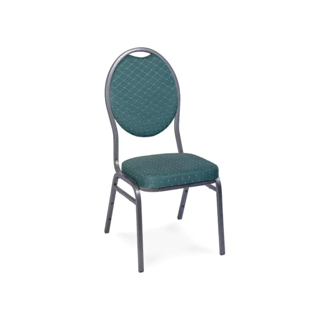 Aluminium frame groene stoel