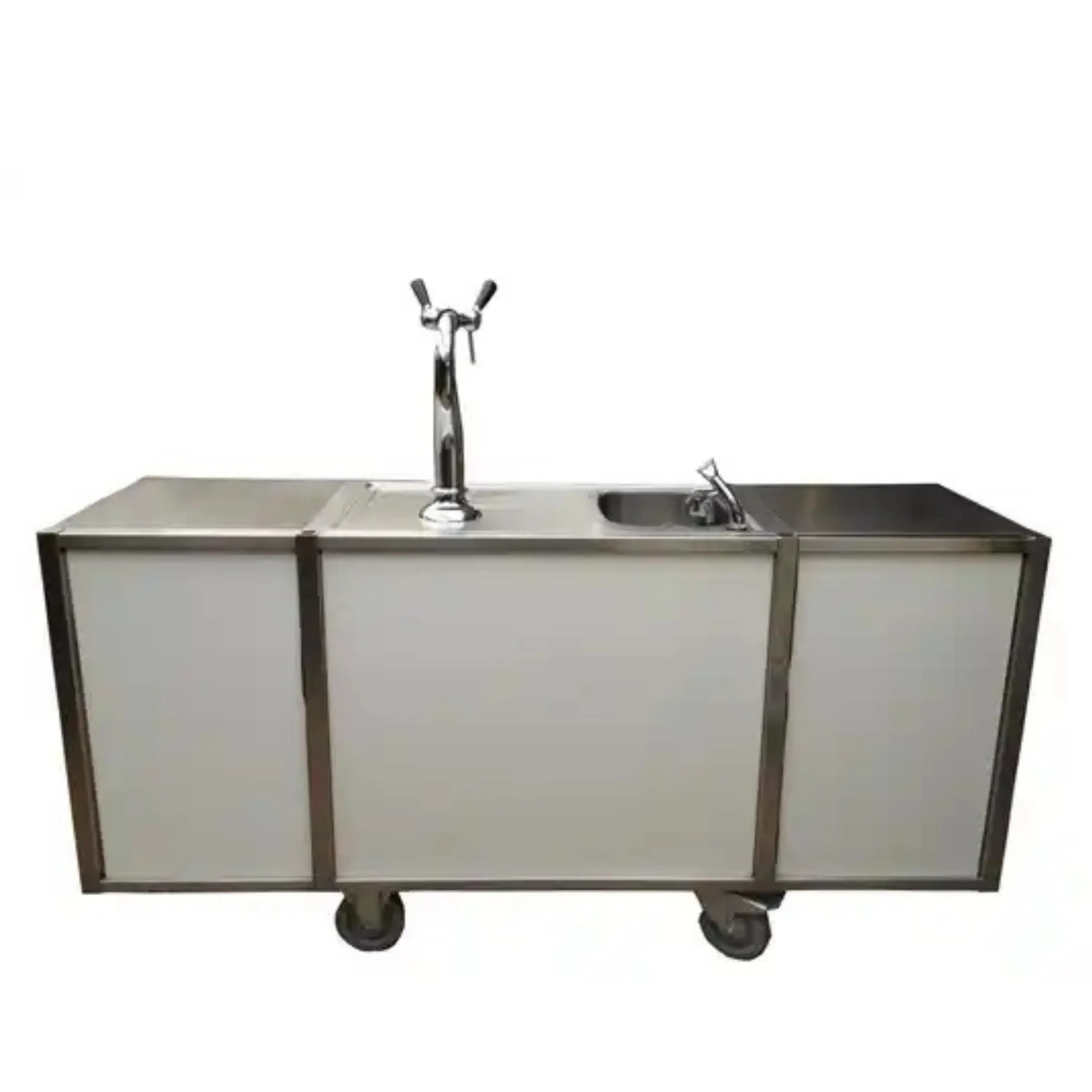 Biertap wit uitklapbaar