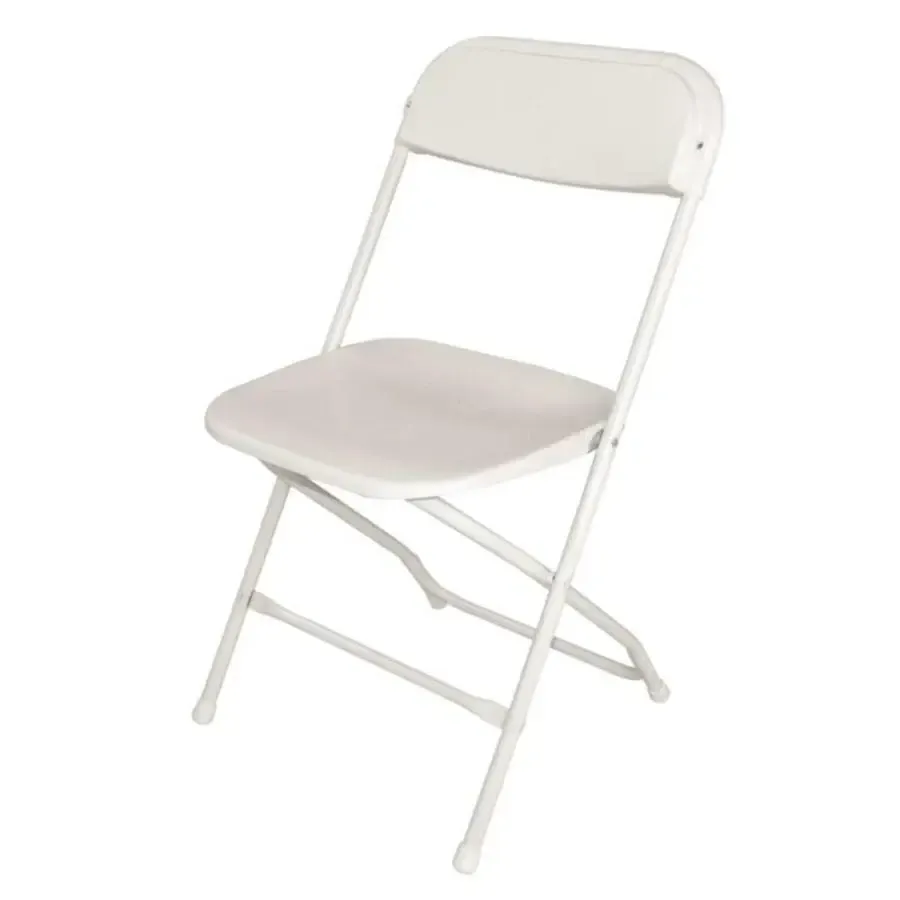 Witte klapstoel