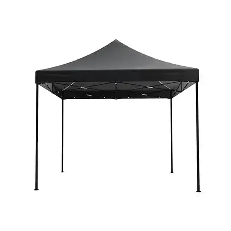 Easy up tent zwart 3x3 m