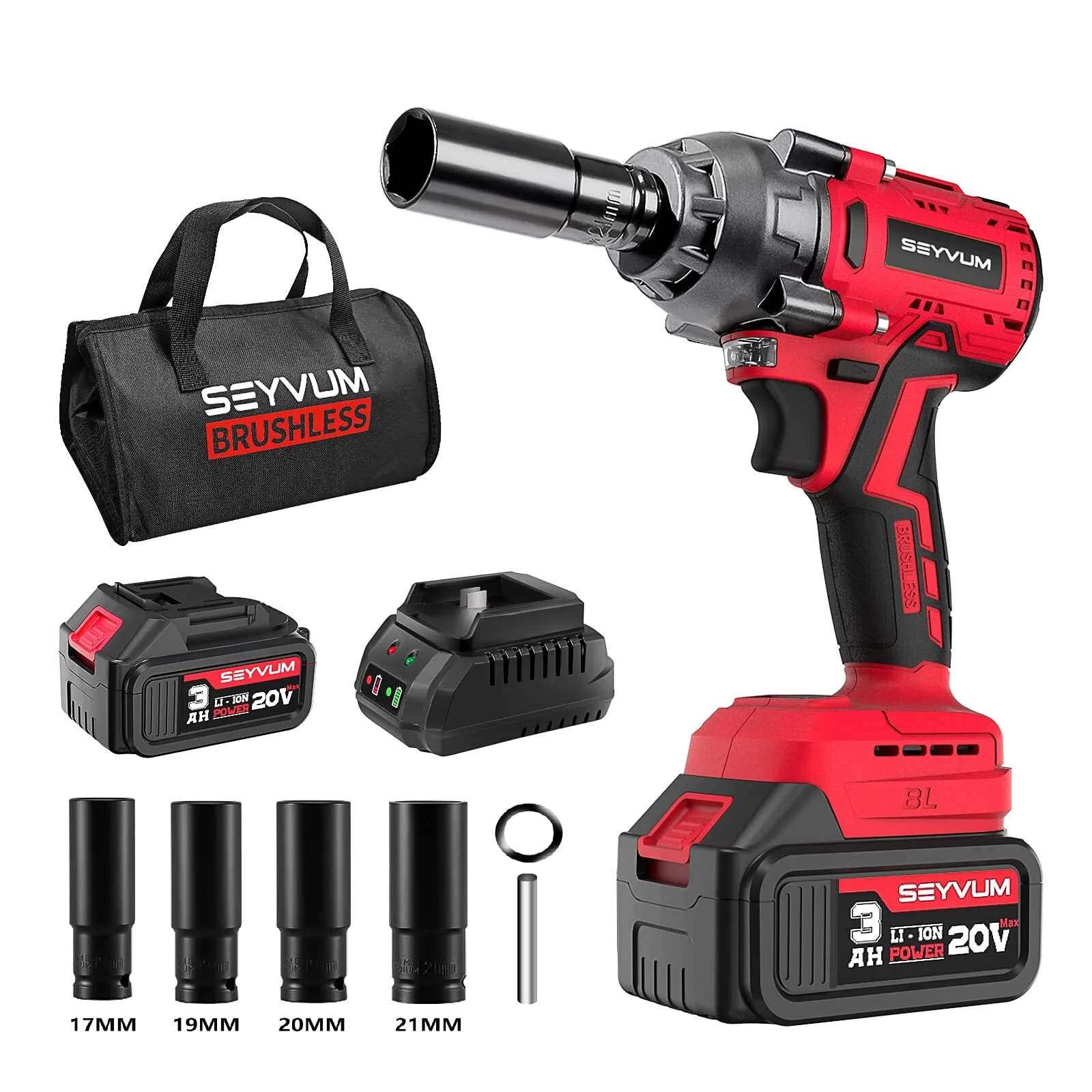 1/2" Impact Gun and Sockets
