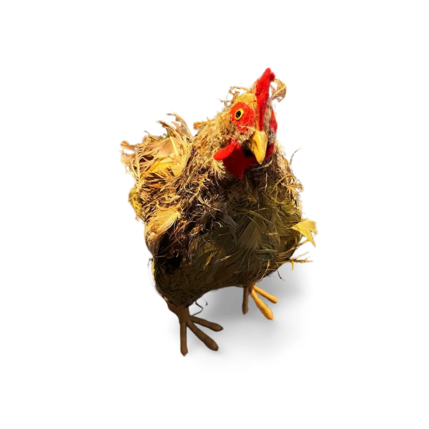 Hen Model Feather Statue
