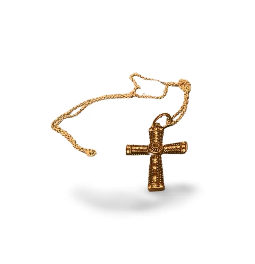 Jewelled Cross On Chain