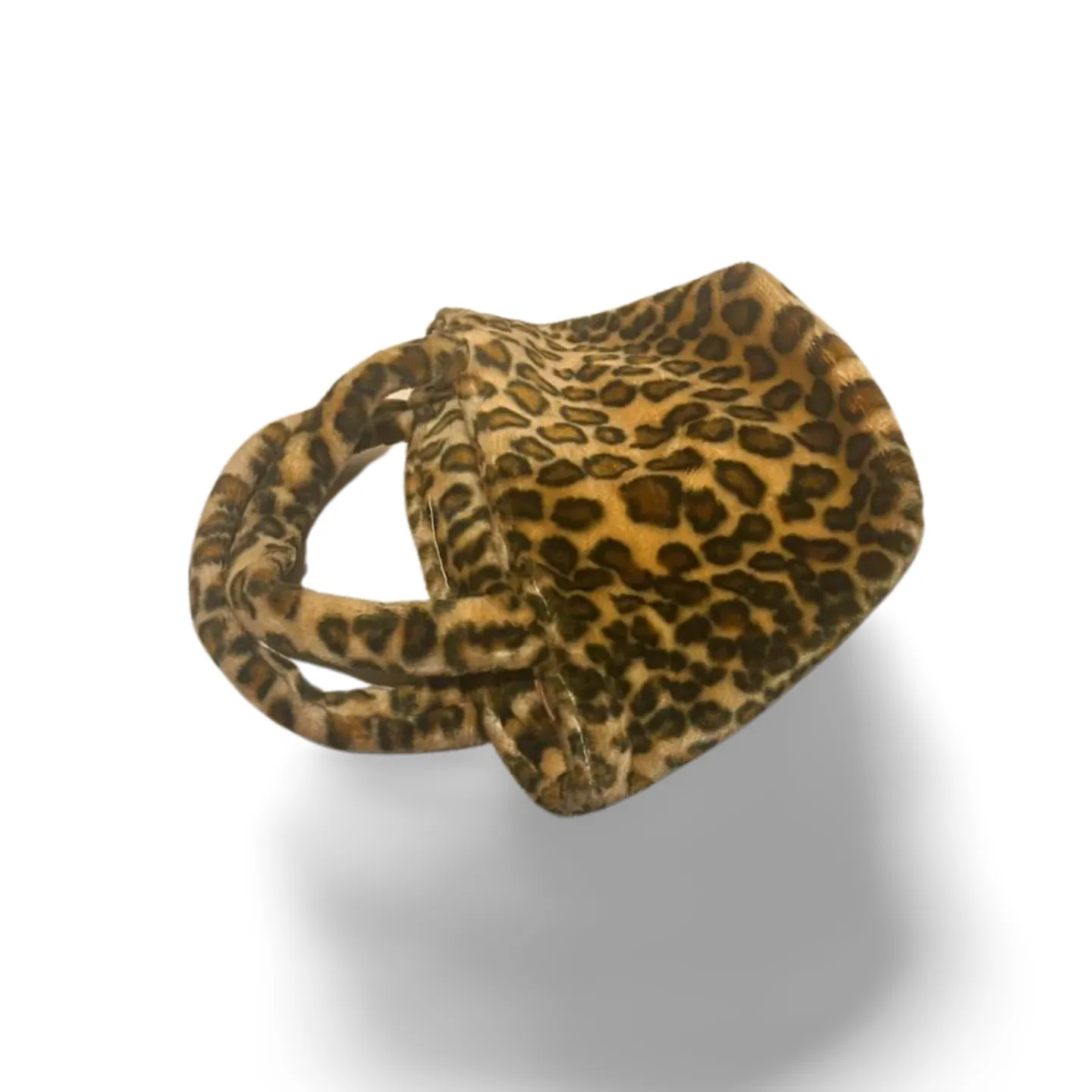 Handbag - Faux Fur Leopard Spot 