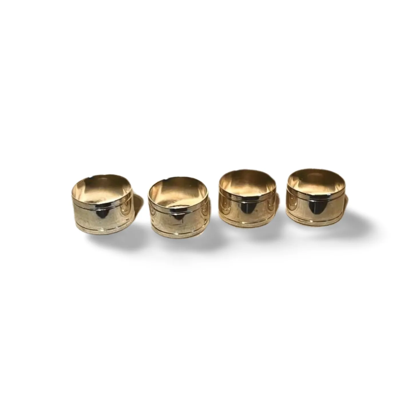 Napkin rings - Silver, x4