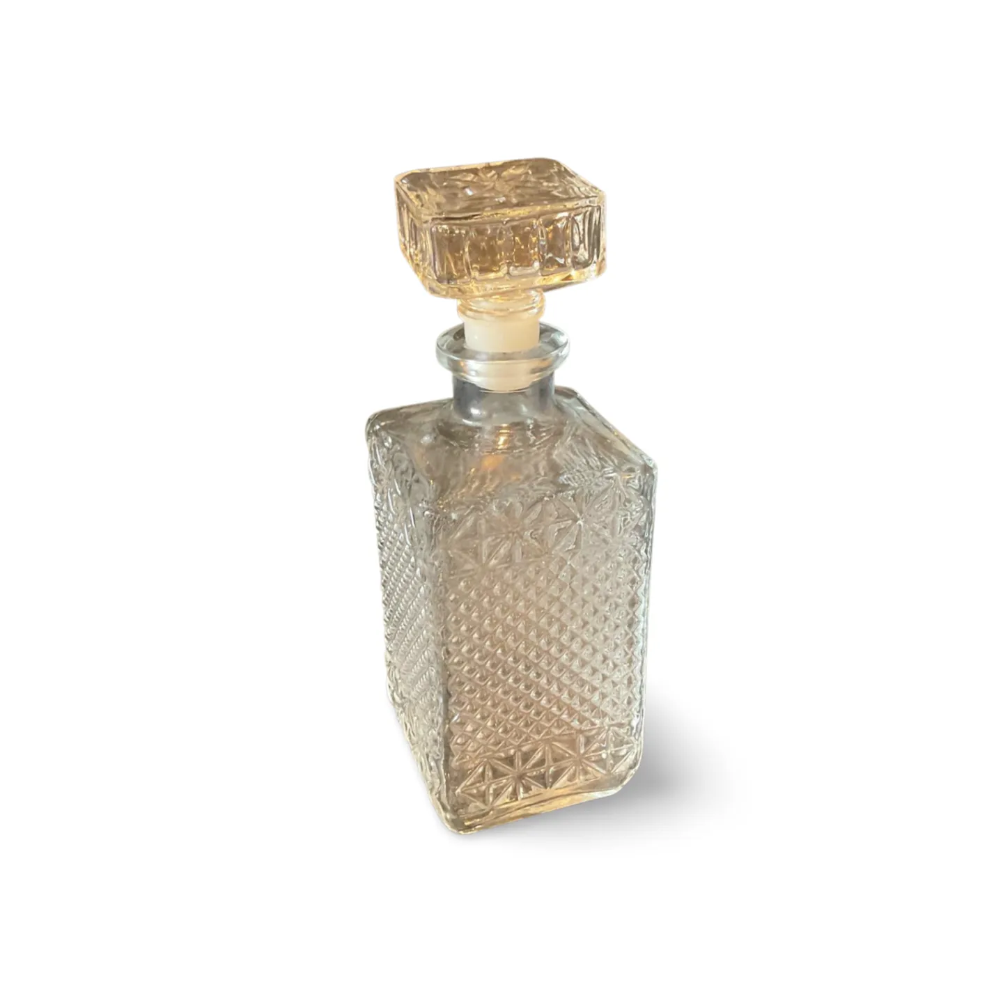 Decanter - Cut Glass Square Type 2