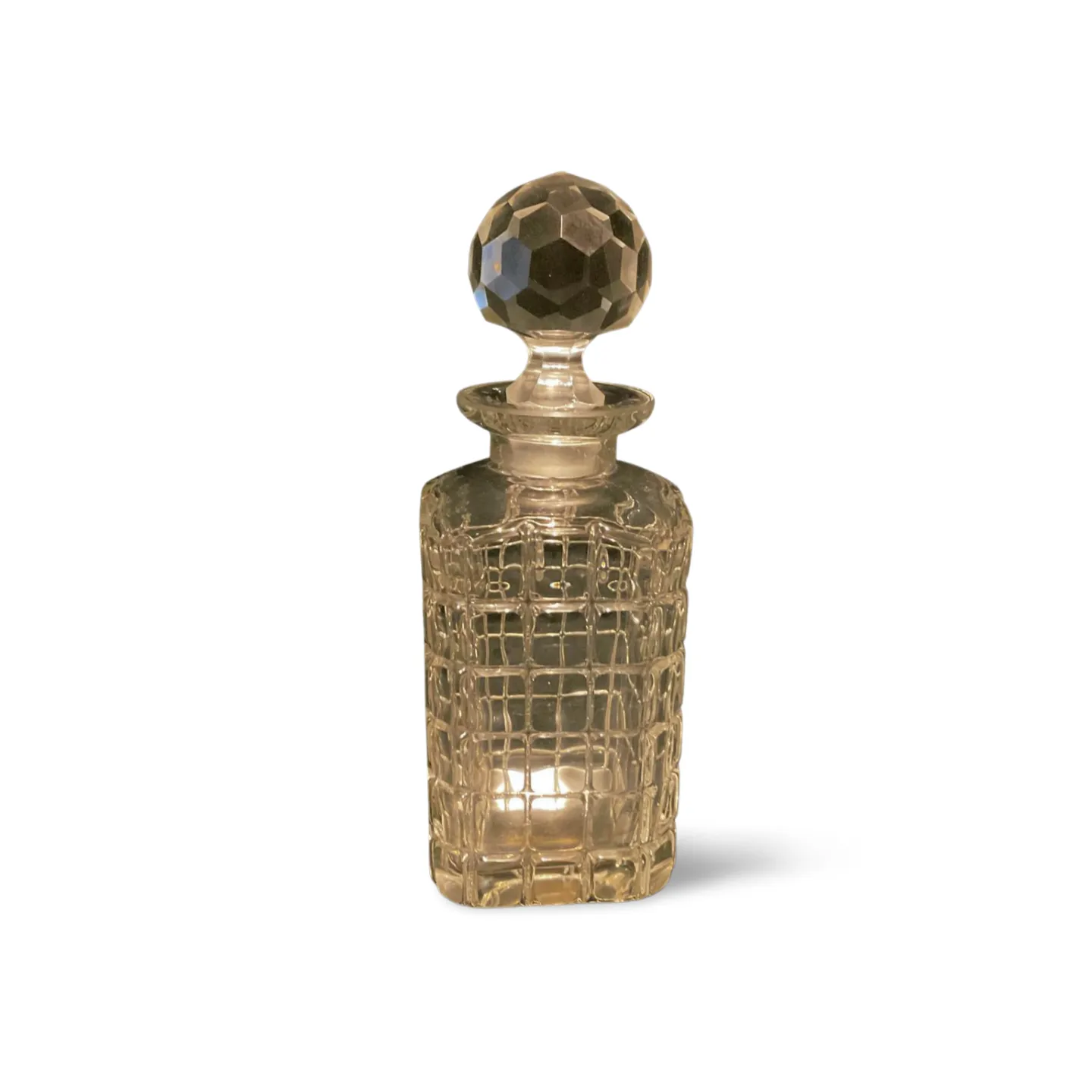 Decanter - Cut Glass Square Type 1