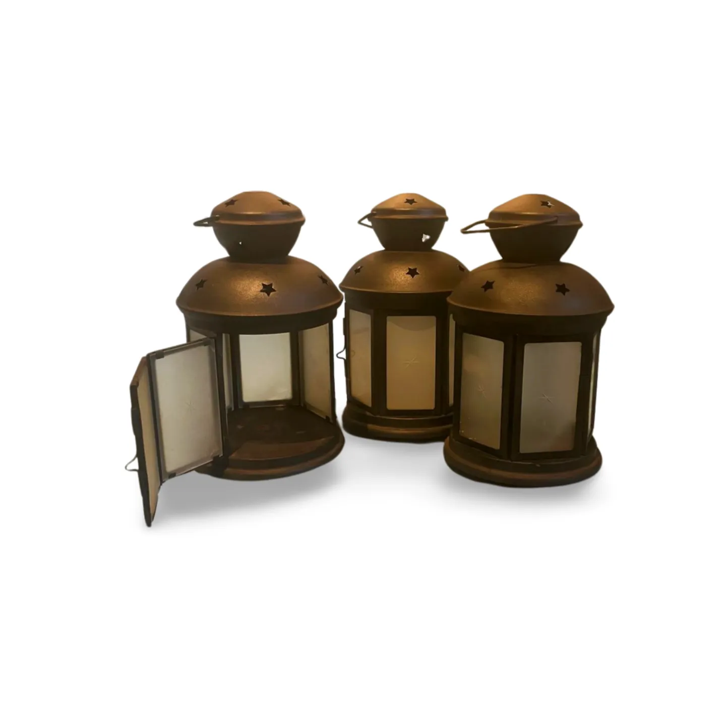 Lanterns - x3 Black Small 