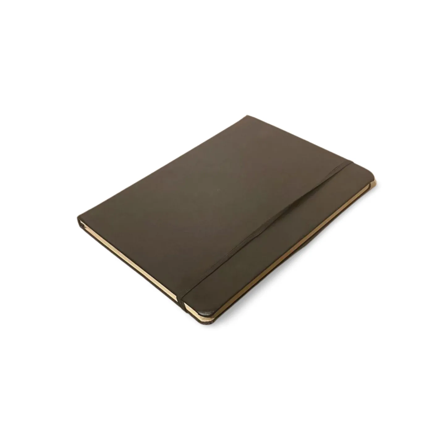 Journal - Black Leather Bound With Strap Type 1