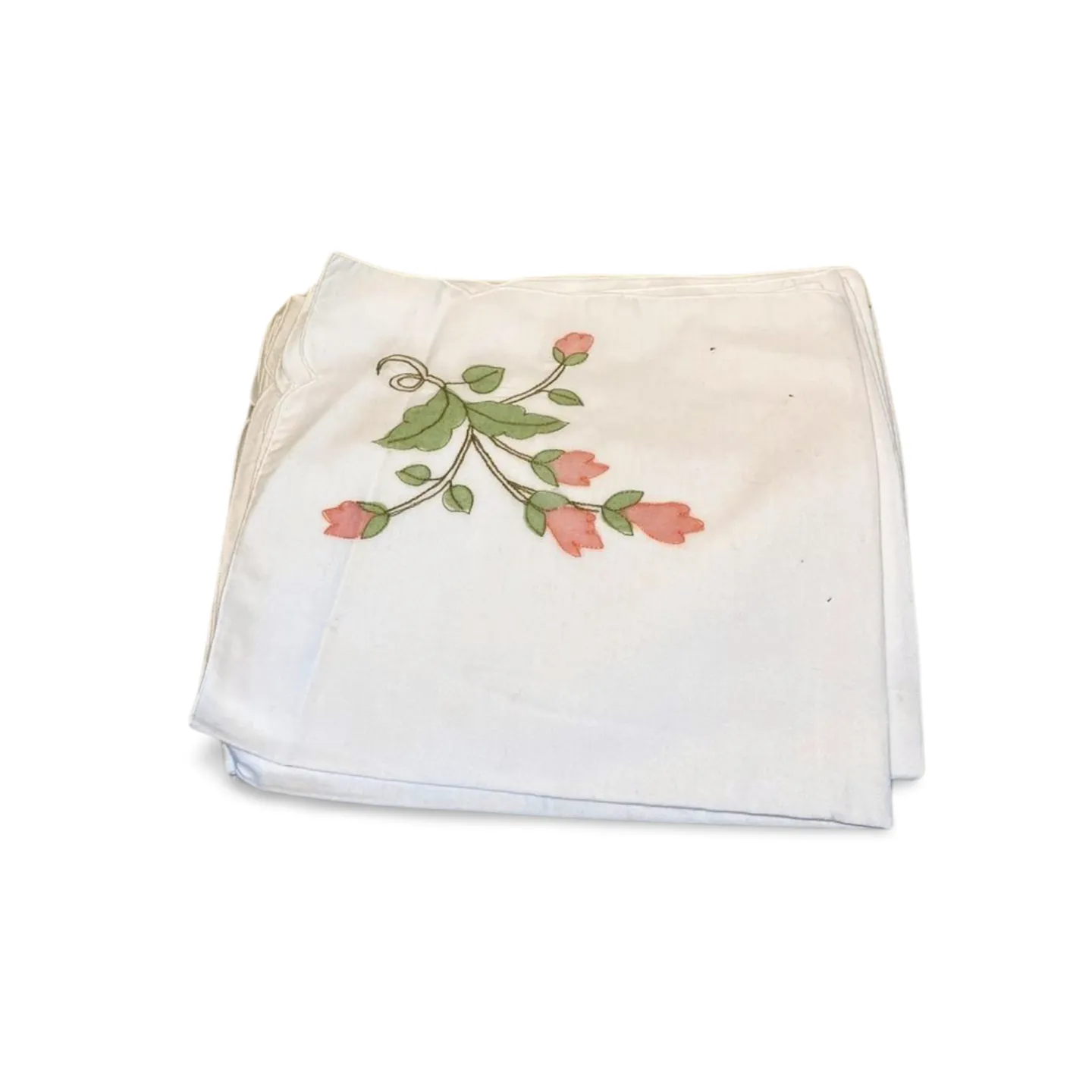 Napkin - White, Embroidered Type 2