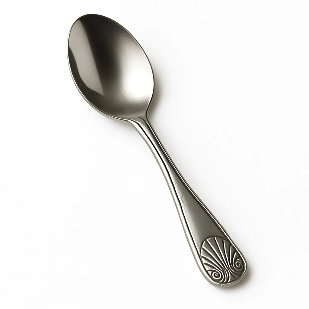 Elegant Silver Stainless Tea Spoon
