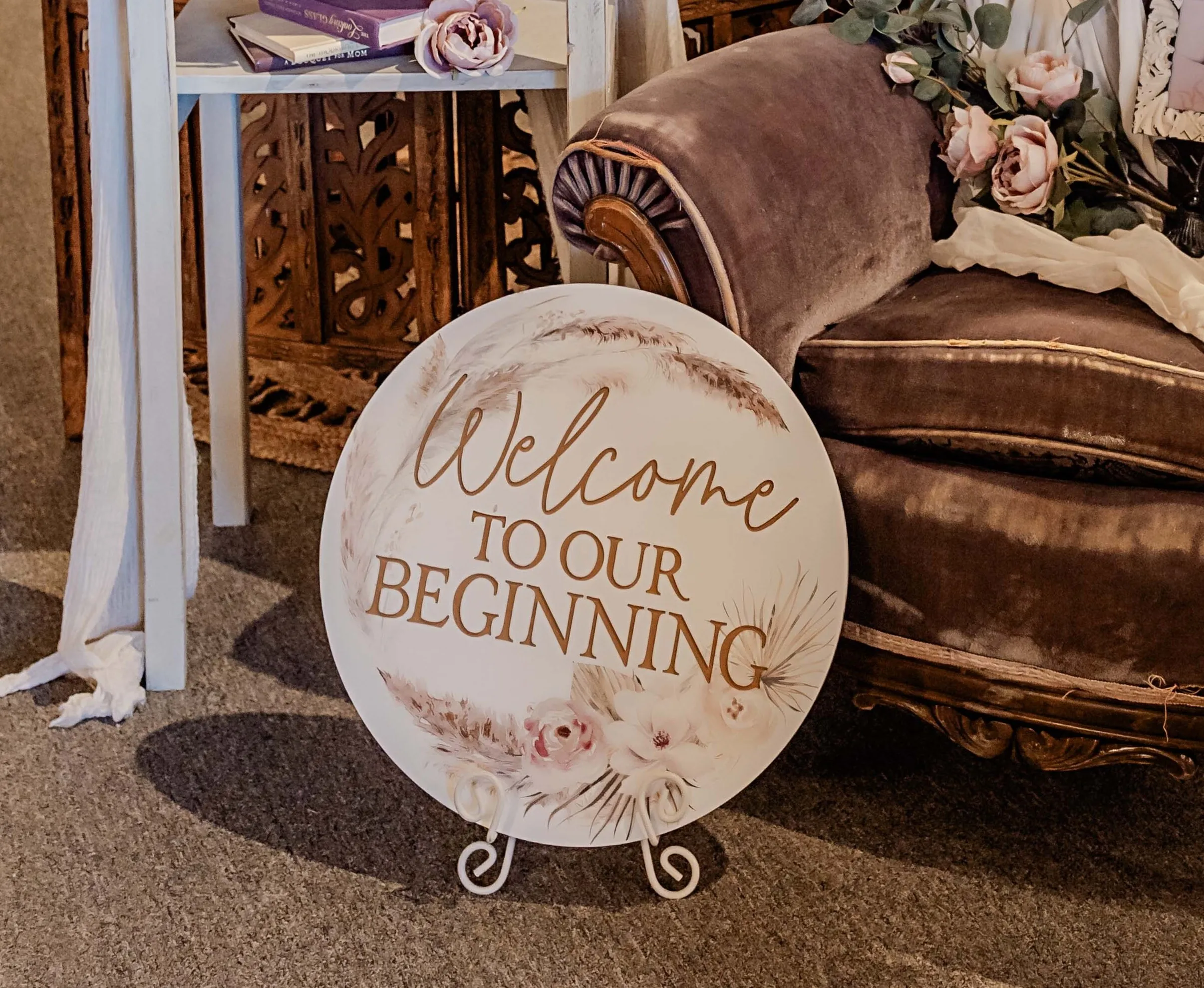 Sign - Welcome to our Beginning