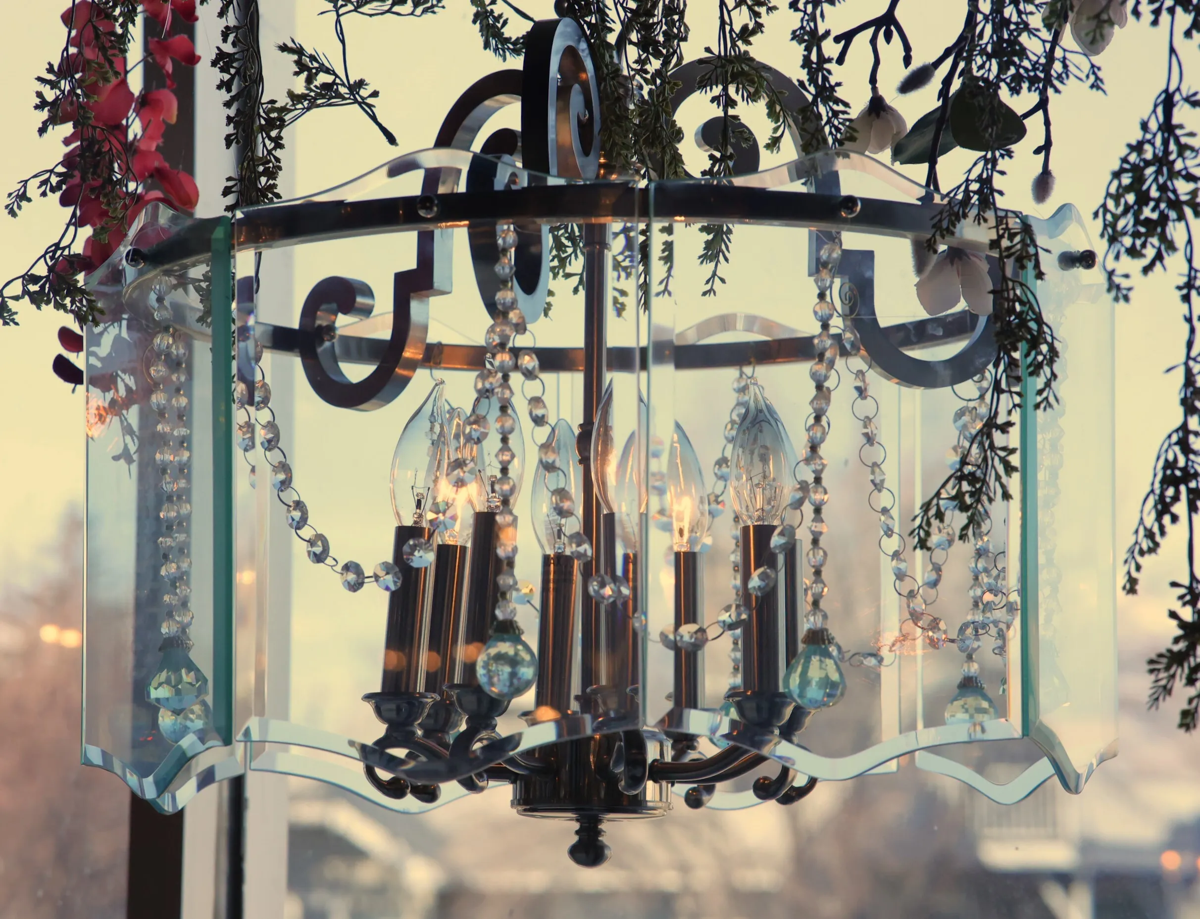 Crystal Window Chandelier