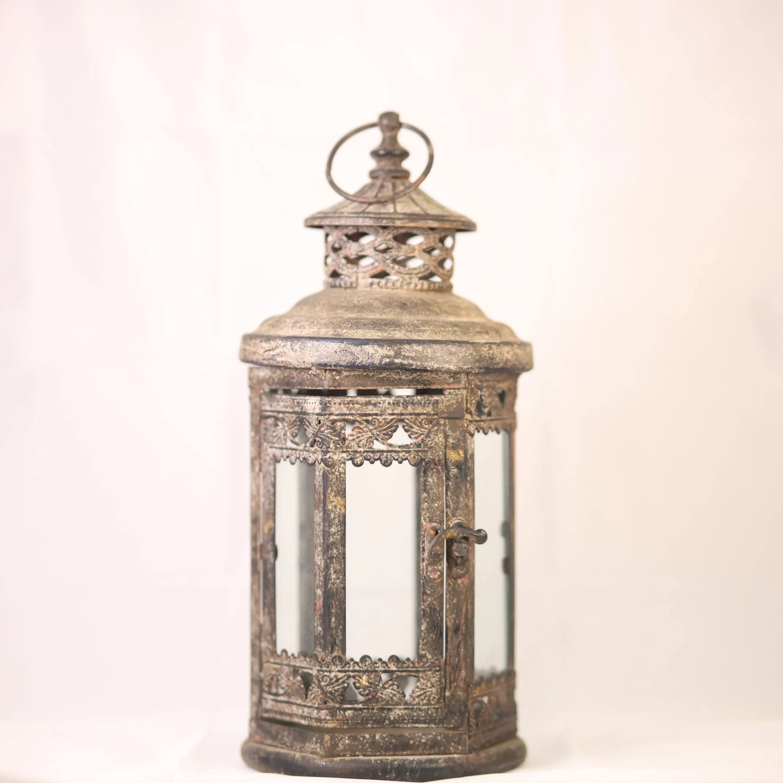 Lantern - 6 Panel Antique