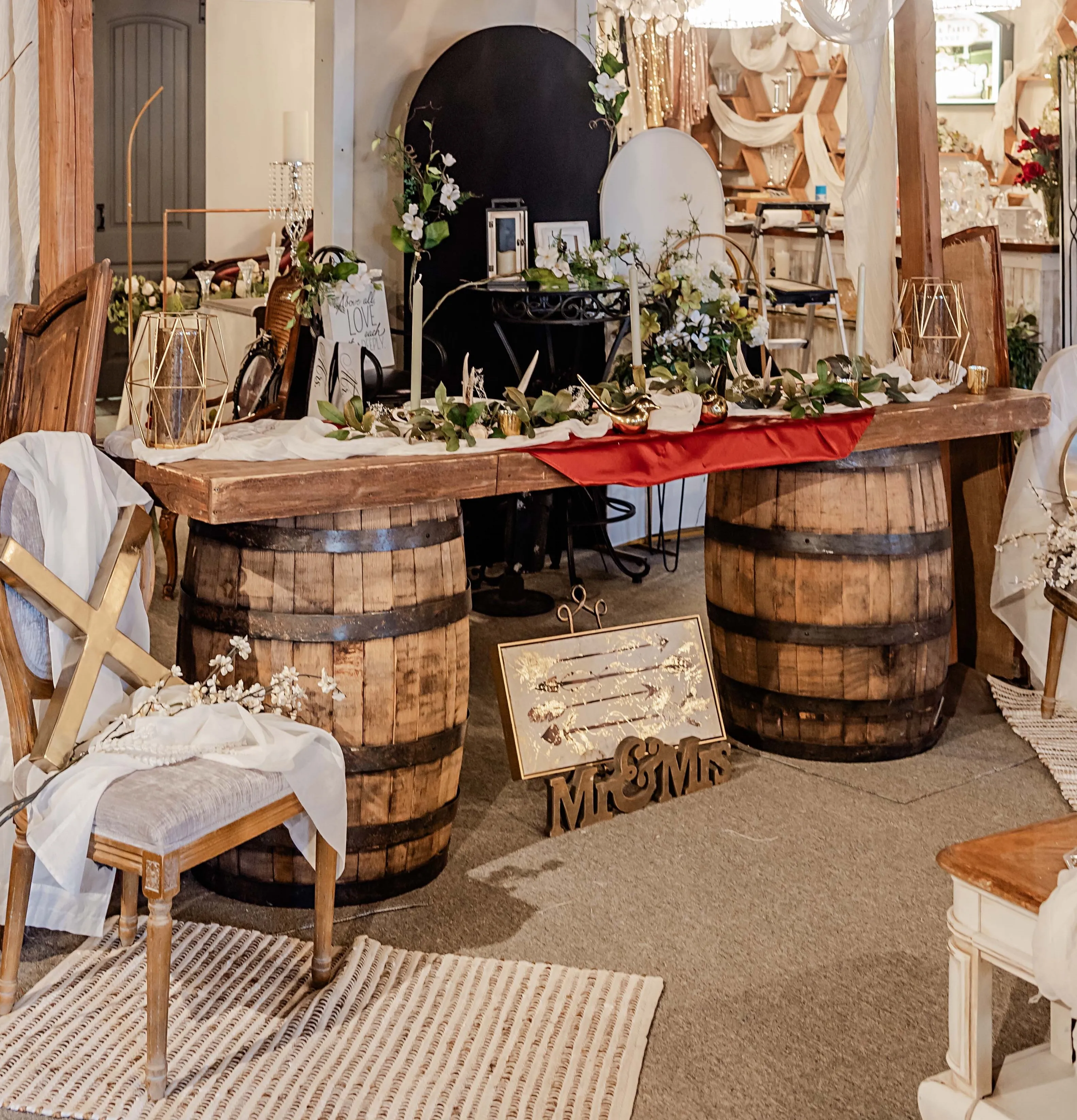 Whiskey Barrel Bar