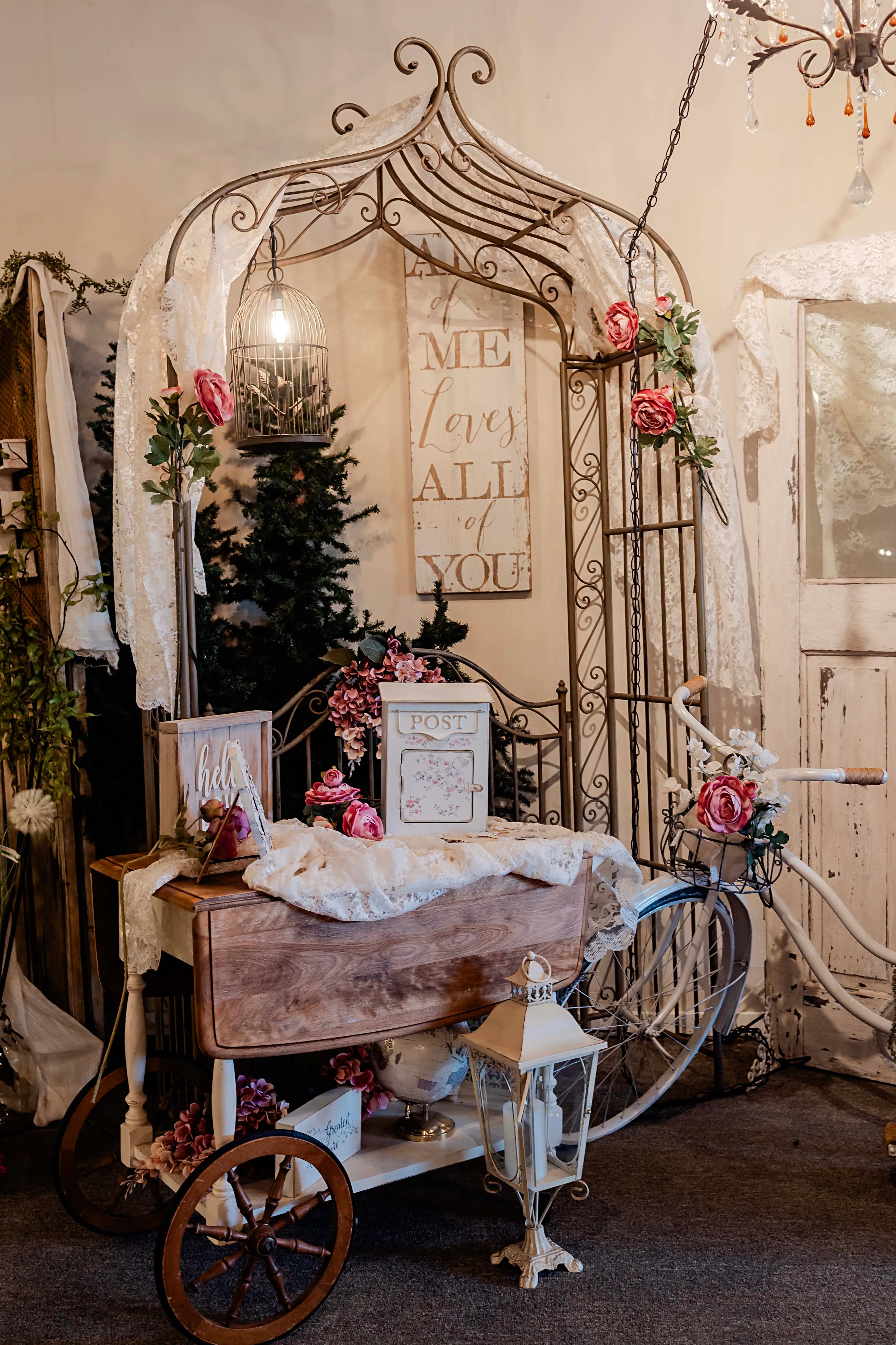 Grey Garden Arbor