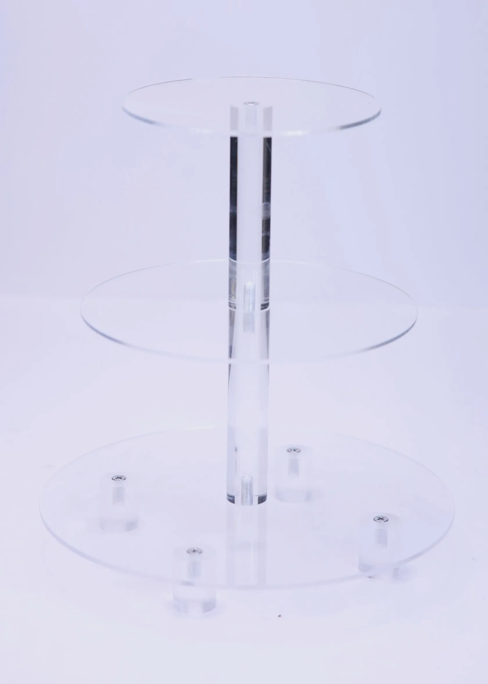 3-Tier Clear Dessert Stand