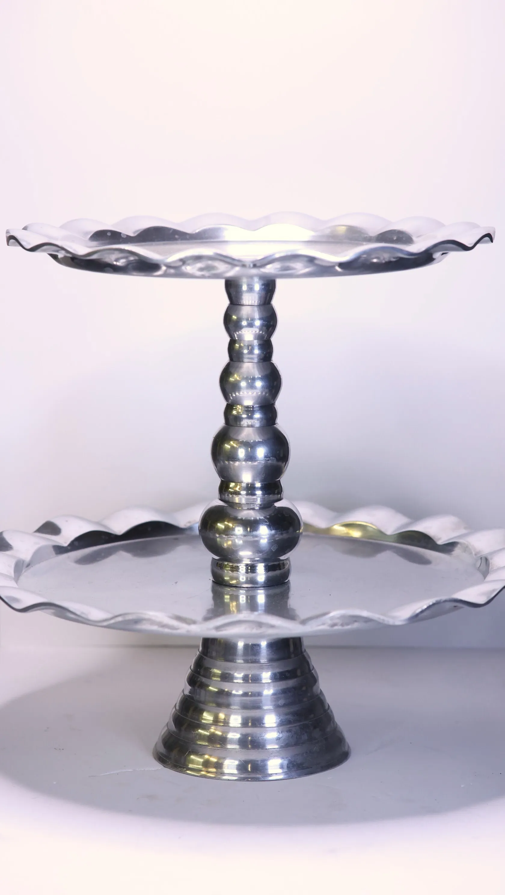 Silver 2 Tier Stand