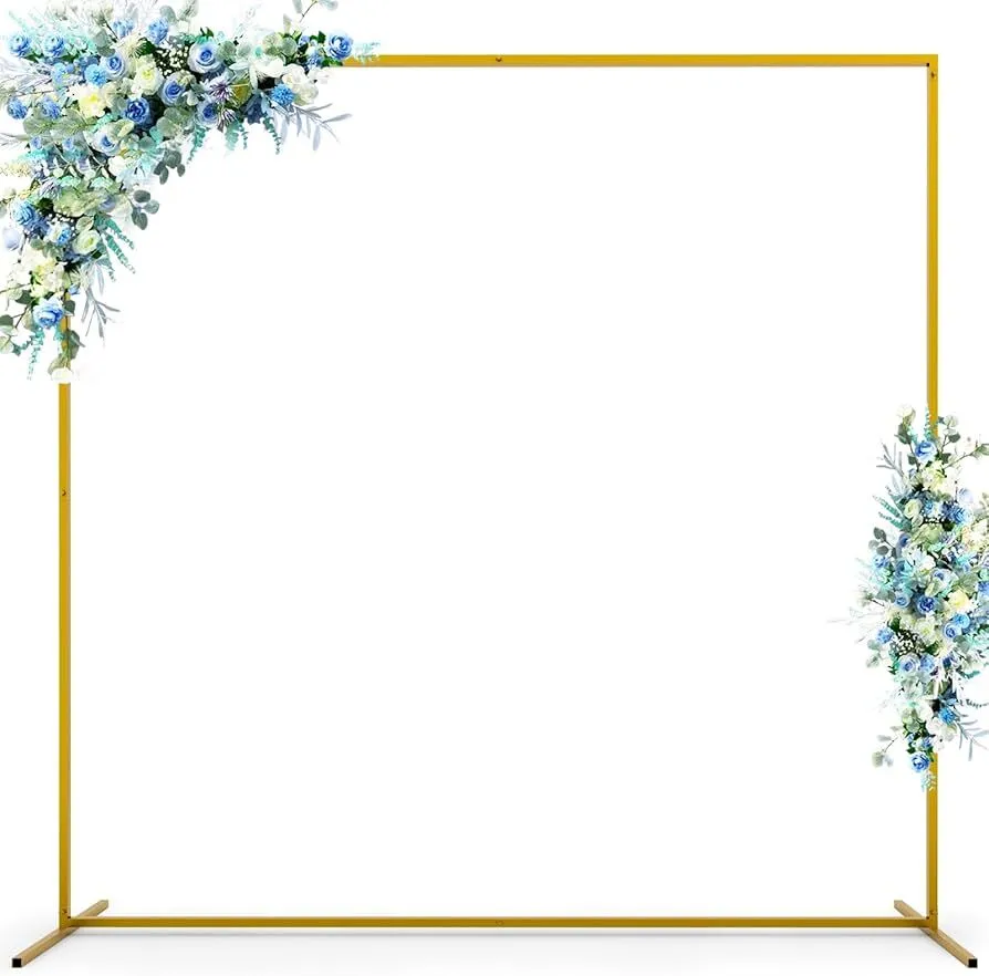 6'6" x 6'6" Gold Square Arch Backdrop Stand
