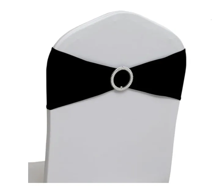 Black Chair Band with Round Buckle