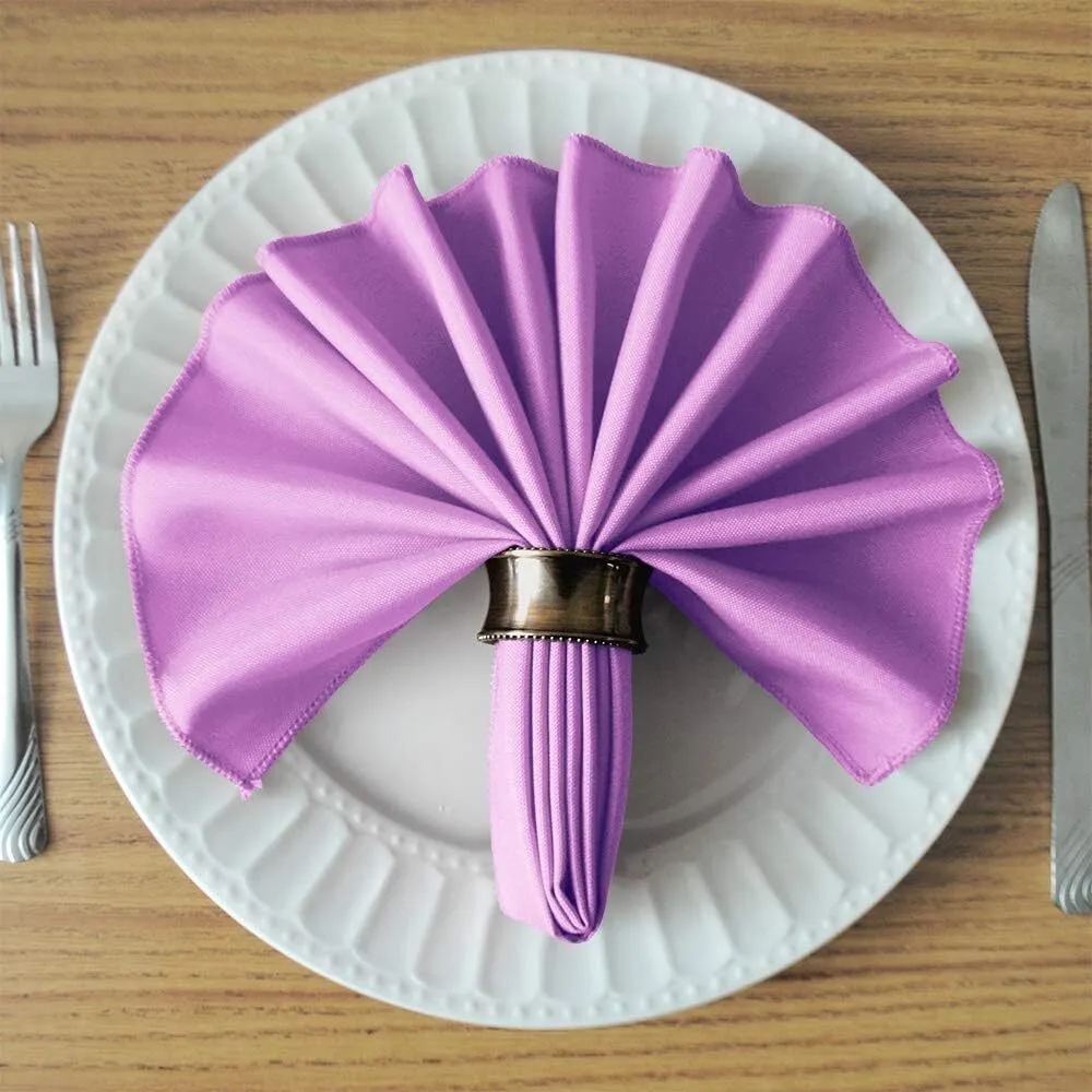 17" x 17" Lavender Polyester Napkin