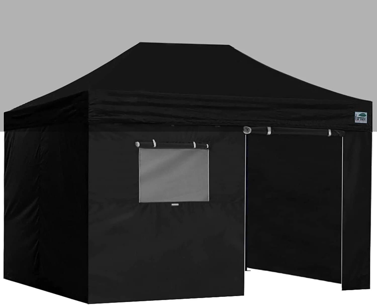 10' x 15' Canopy – Black Full Zippered Sidewalls