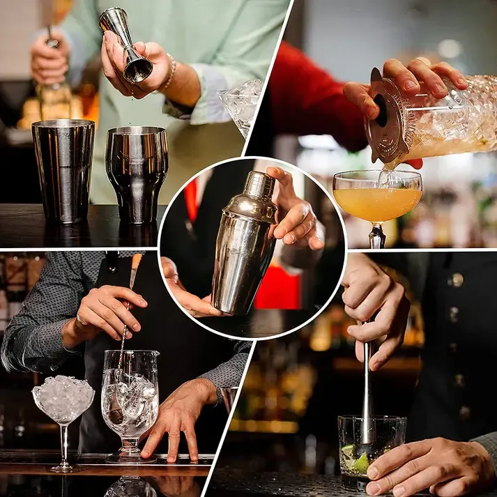 Stainless Steel Cocktail Shaker Kit