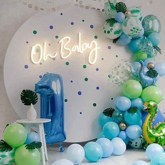 23" X 8.5" "Oh Baby" Neon Sign