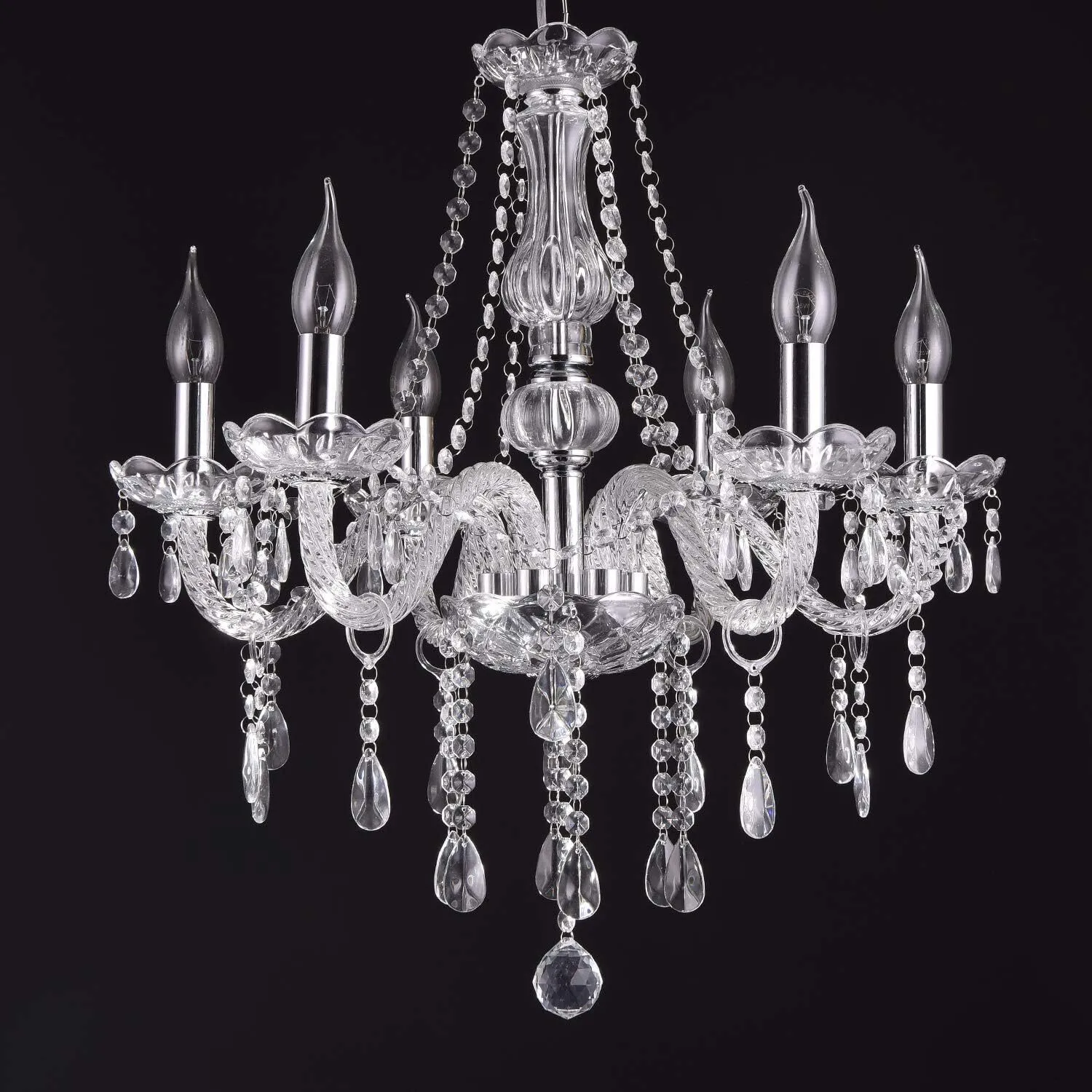 Crystal Glass Chandelier