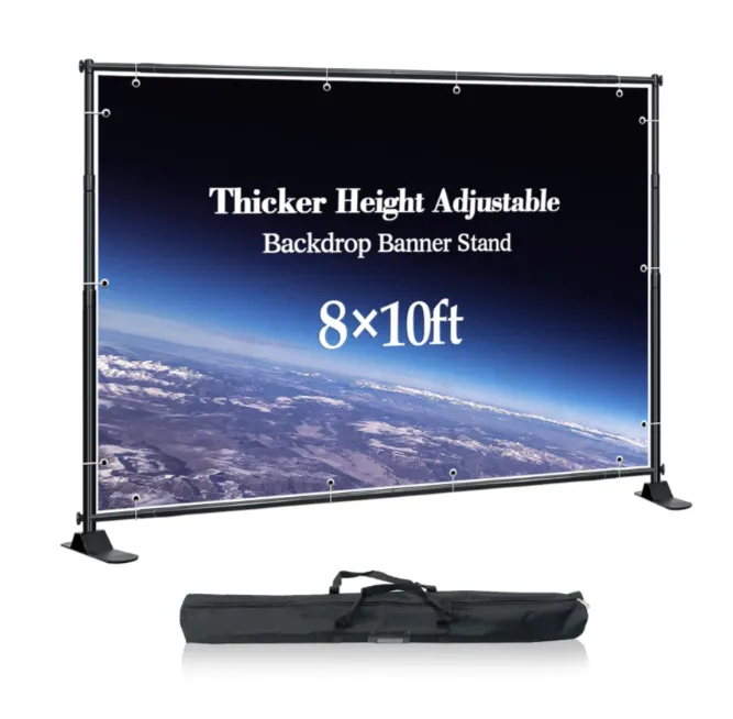  8' x 10' Black Backdrop Stand