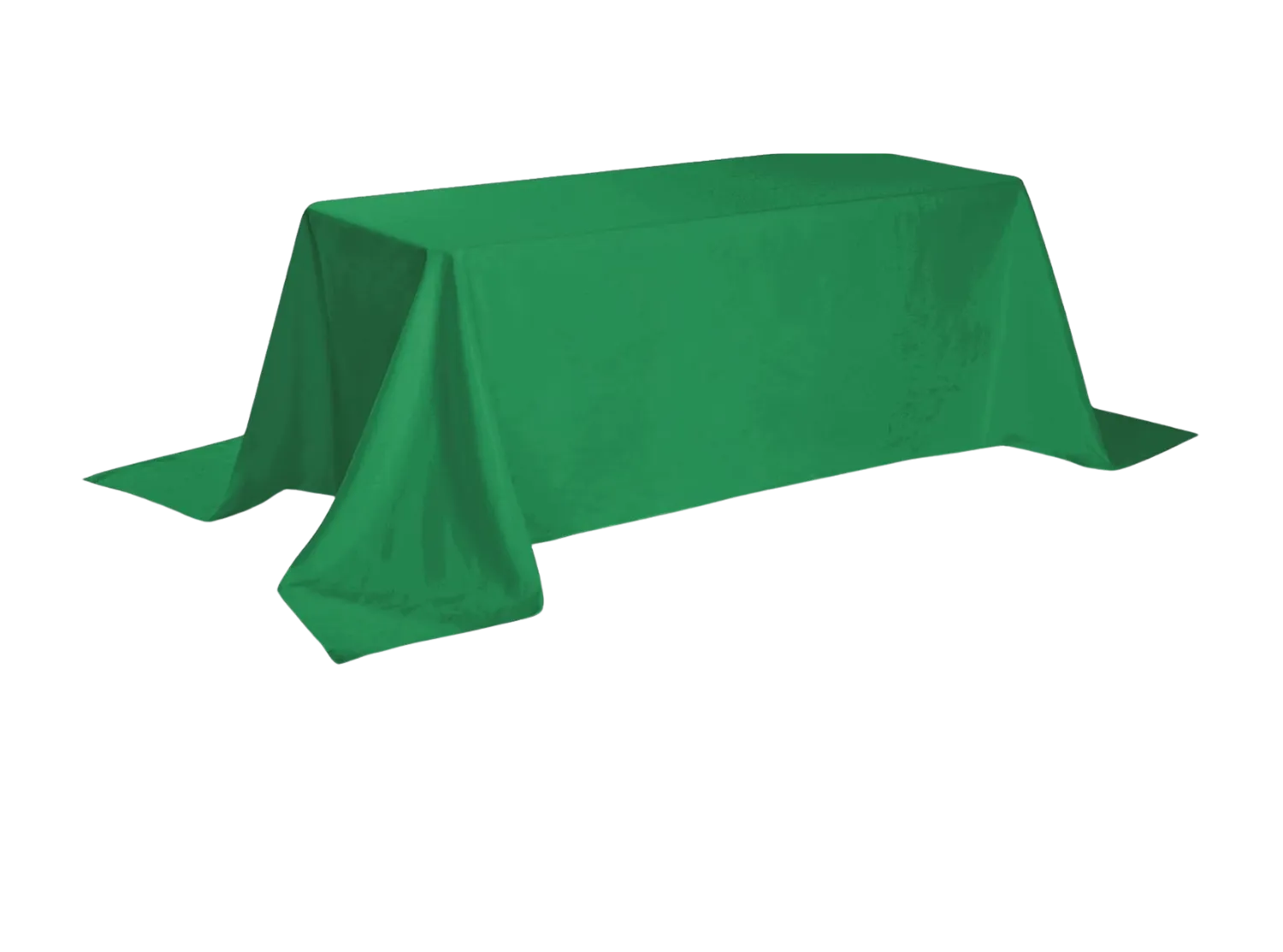 90" x 156" Emerald Green Rectangle Tablecloth