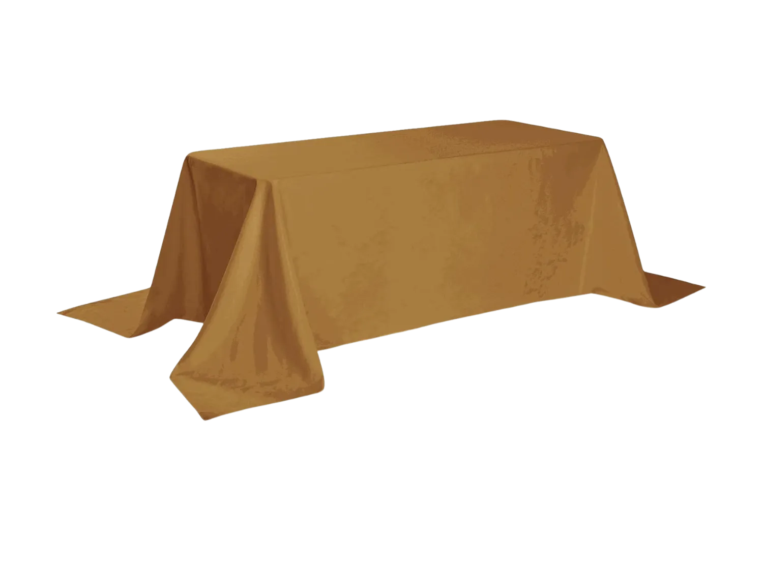 90" x 156" Gold Rectangle Tablecloth