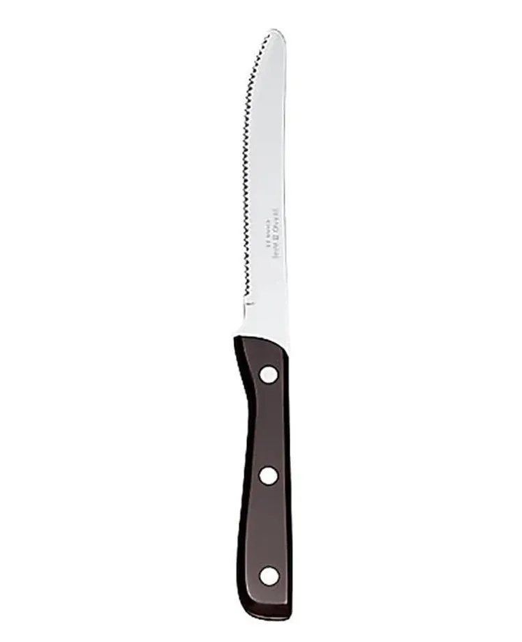 9-1/4" Steak Knife with Black Bakelite Handle