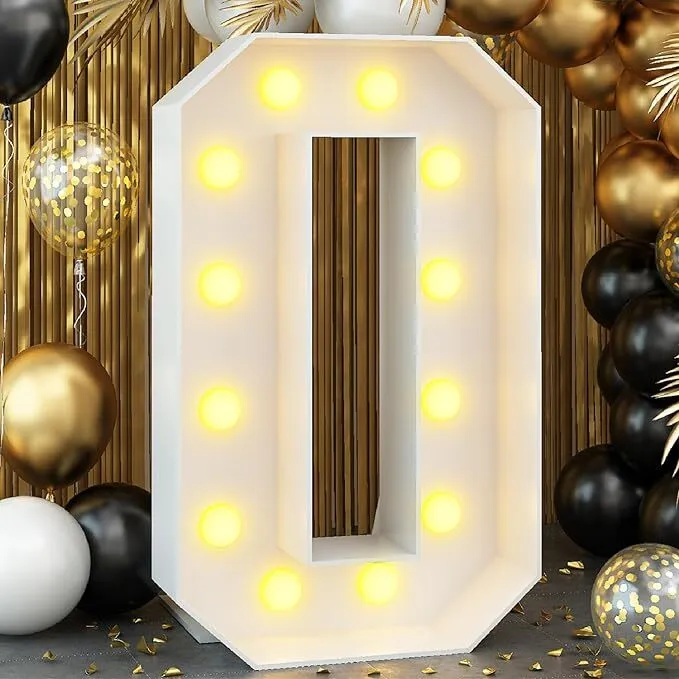 5 FT Marquee - Number 0