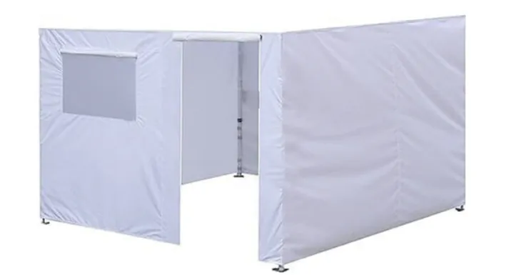 10' x 10' Canopy – White Full Zippered Sidewalls