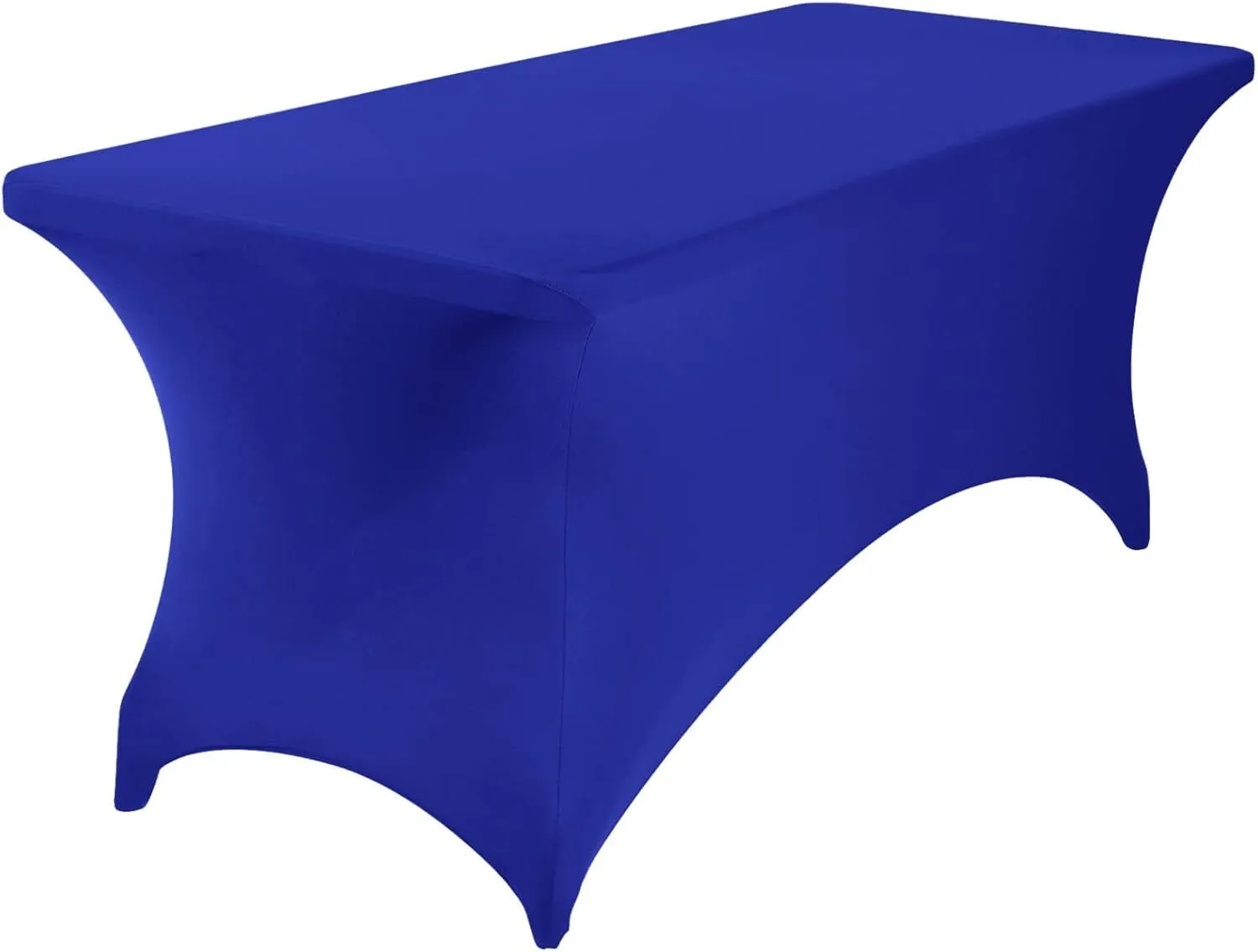 6' Royal Blue Rectangle Spandex Tablecloth