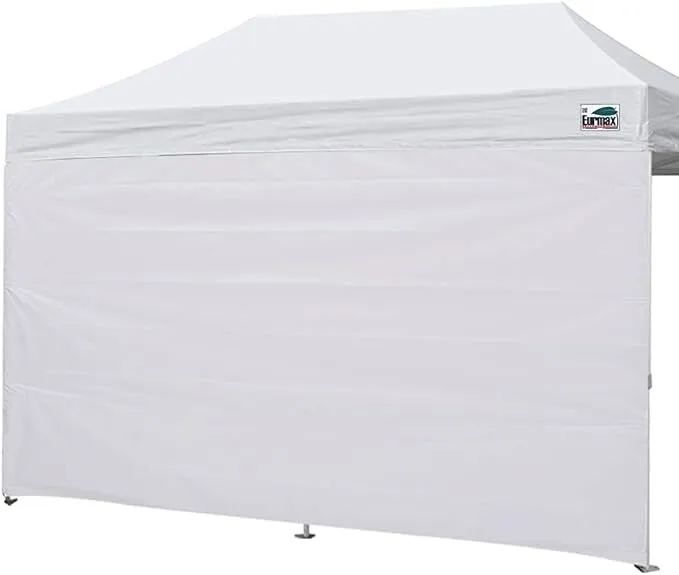 10 x 20 ft White Canopy Solid Side Wall