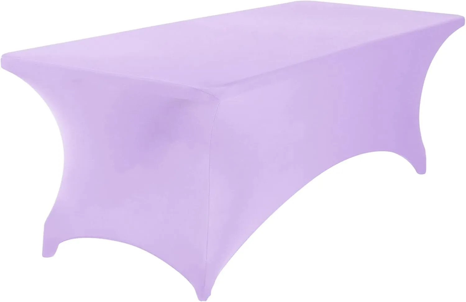 8' Lavender Rectangle Spandex Tablecloth