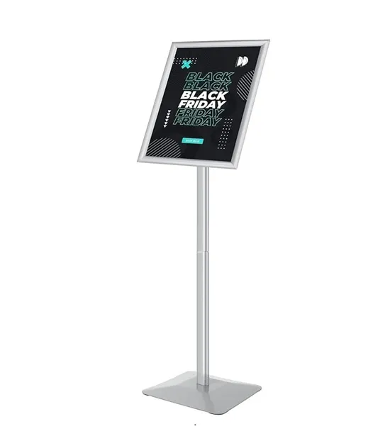 11" x 17" Silver Sign Display Stand