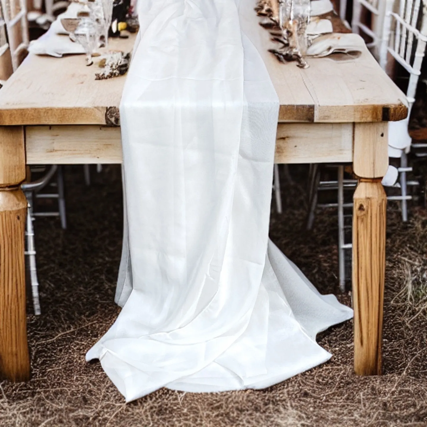 Chiffon Table Runner 