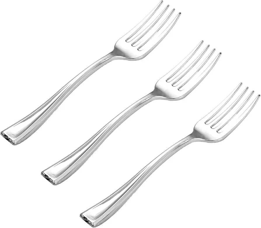 Tenedor Pequeño Plateado