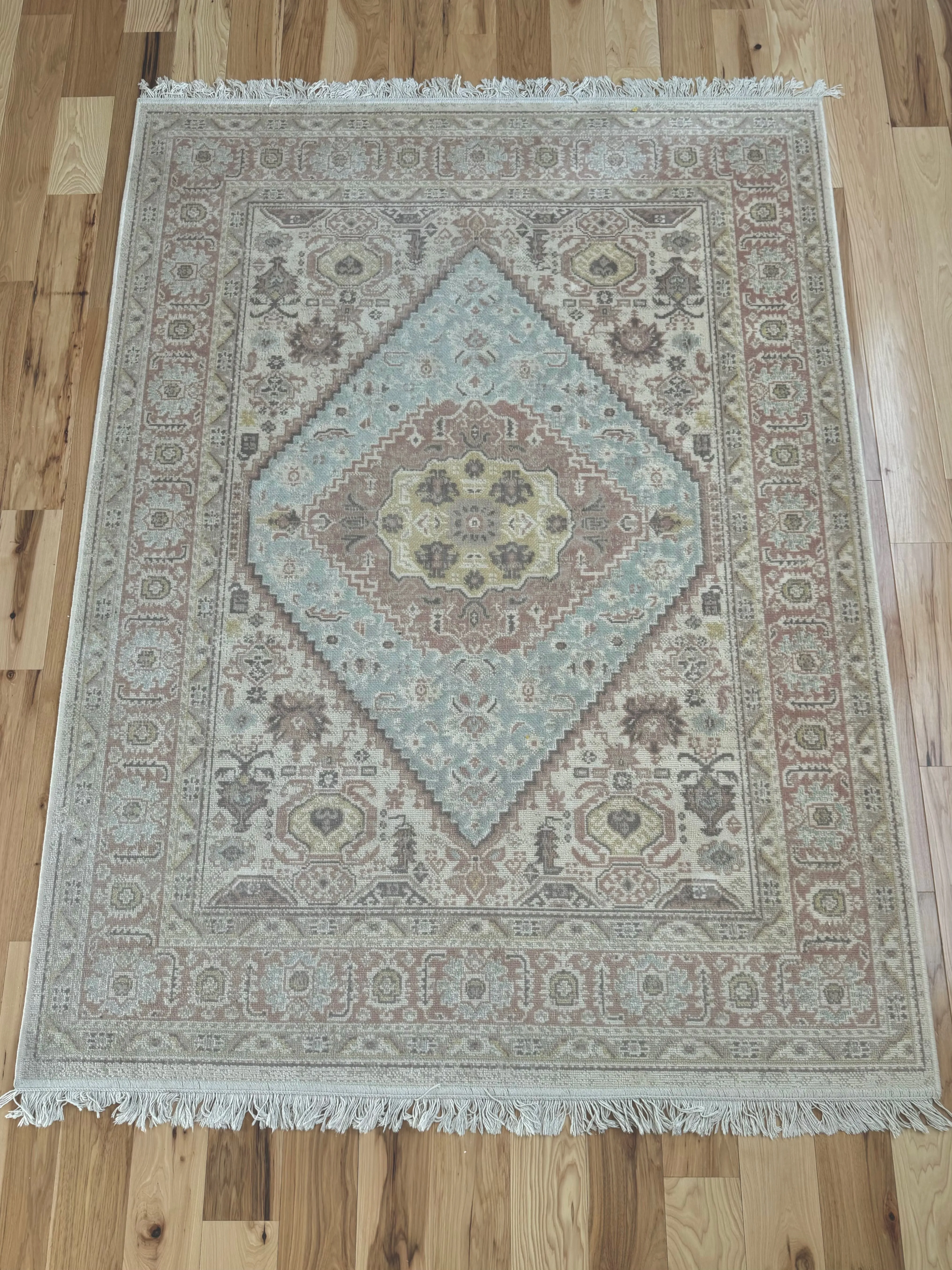 Pastel Fringe Rug