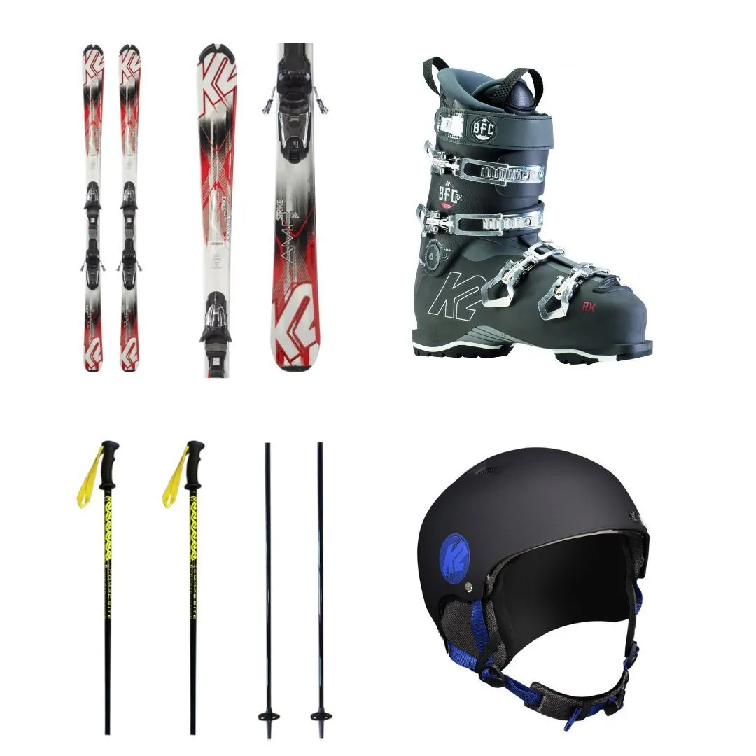 Adult Skis/Boots/Poles (helmet inc) Pullins Ski Hire Ski