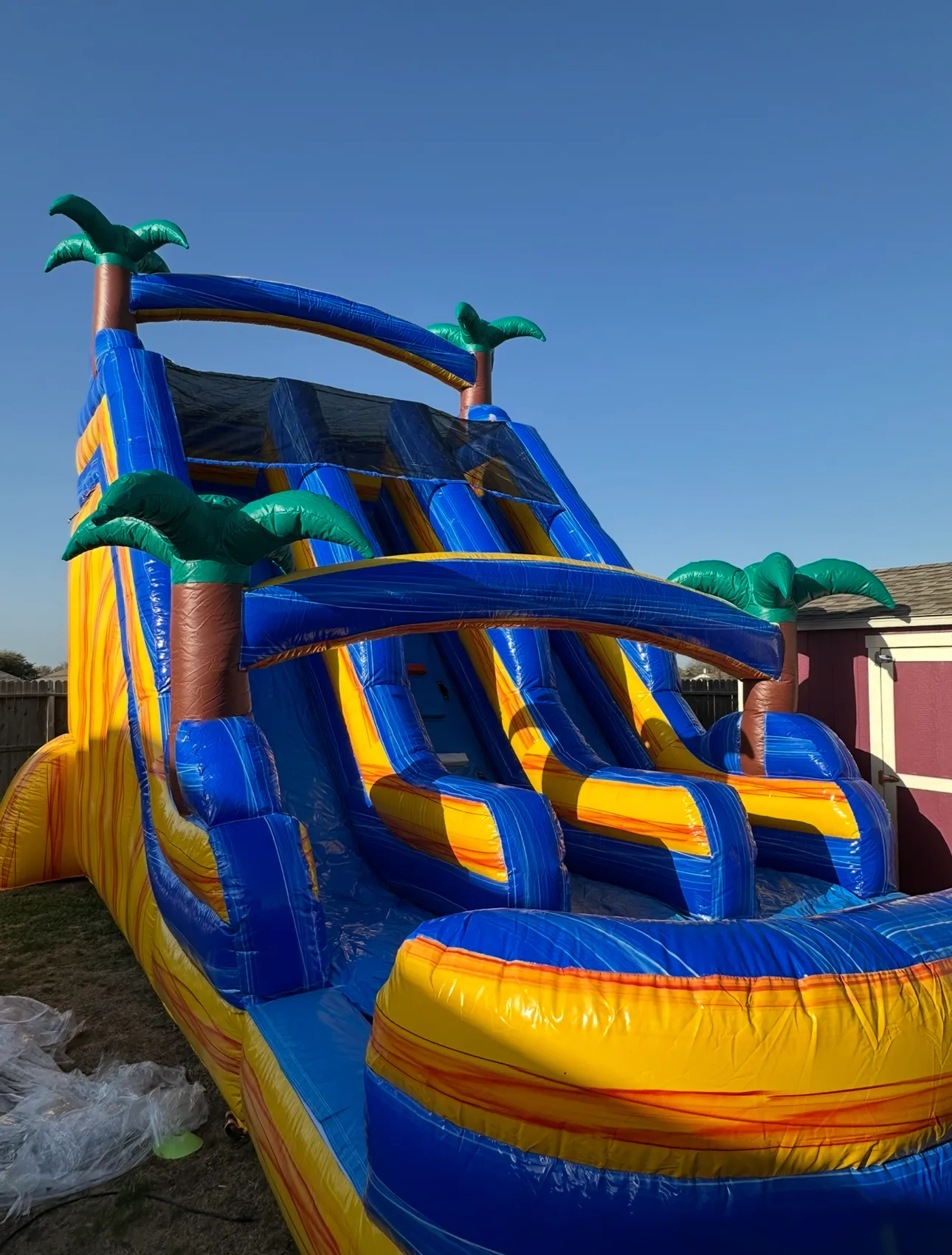 Dual lane tropical slide XL