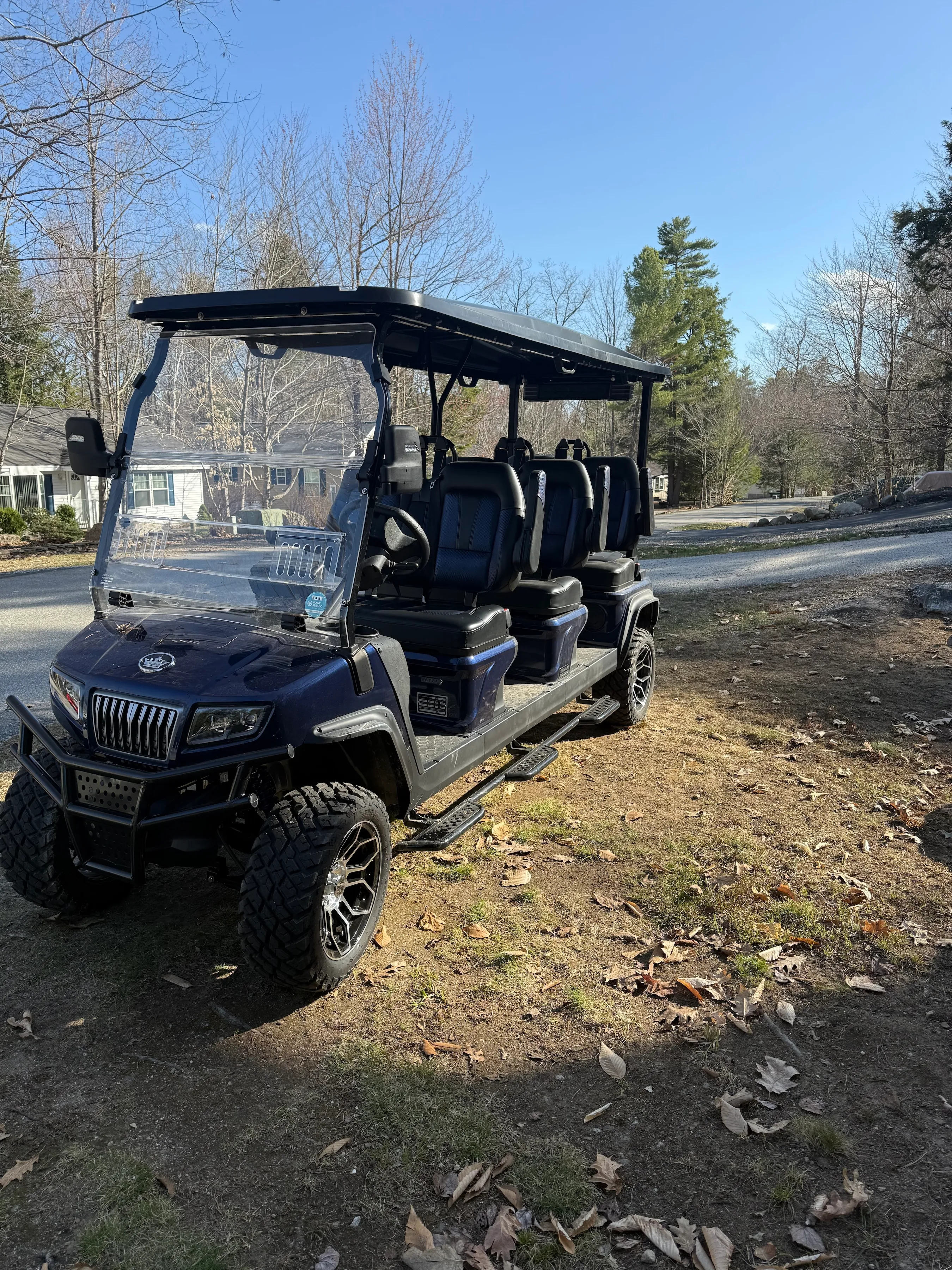 6 seater street legal golf cart