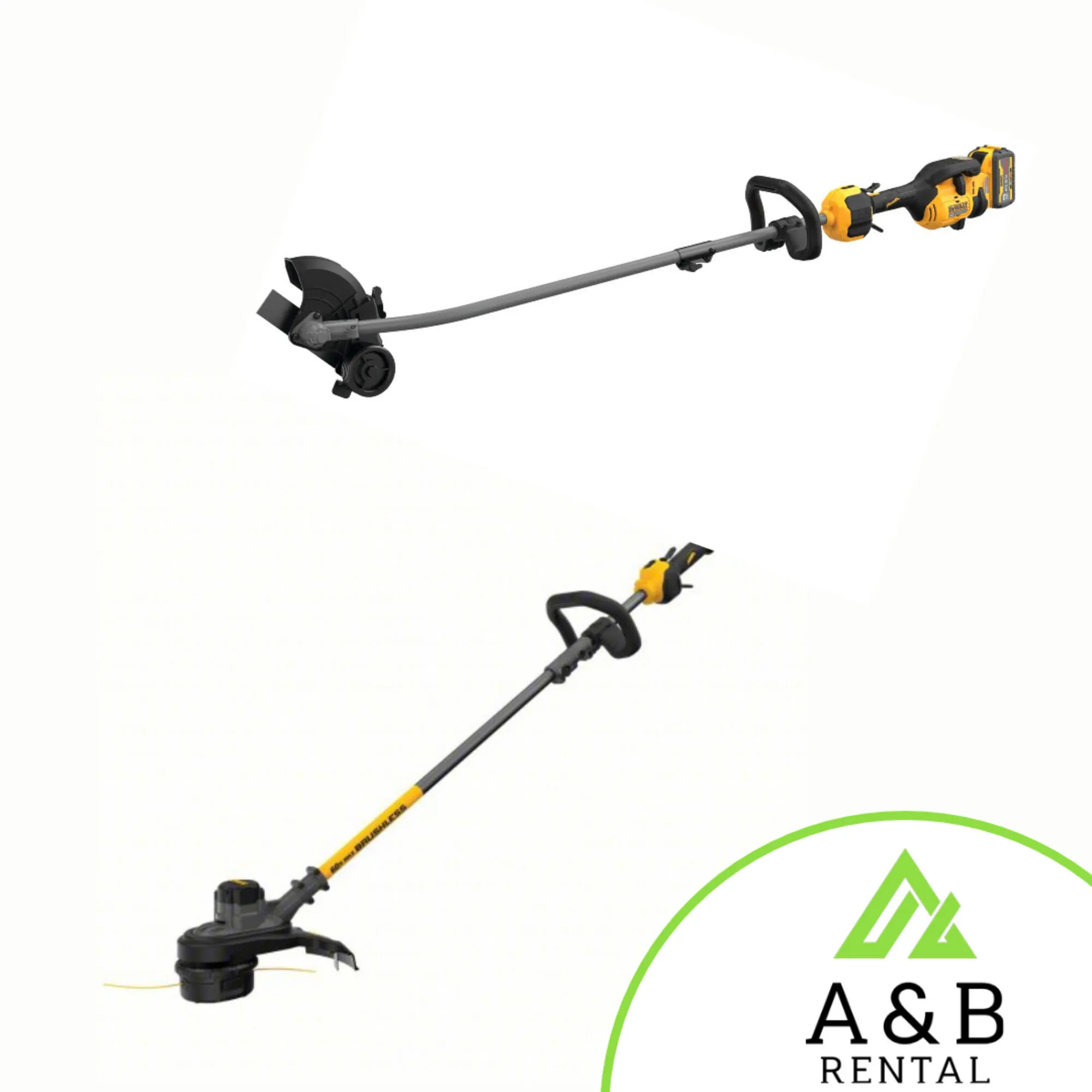 DeWalt 60v Weed Trimmer or Edger A&B Rental