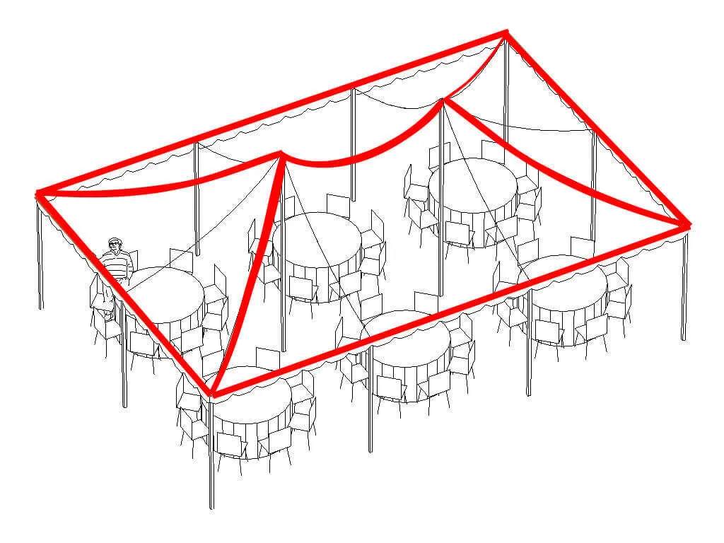 Tent Lighting- 40x40